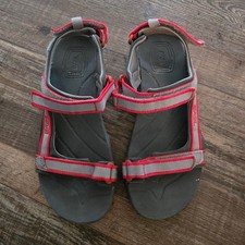 Teva Hurricane XLT 2 Sport Sandals Youth 4 Grey Red Hiking Water Shoes 1093489Y