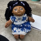 1985 Taro Patch Hawaiian Doll Signed Doc Smith Blue/White Top Floral Sundress — photo 1