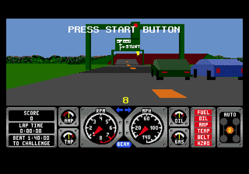 Hard Drivin - Sega Genesis Game Only - Picture 3 of 7
