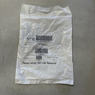 Associated spring raymond MCB 1000035 washers **lot of 180 bags of 12 washers **