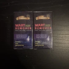 2 pack Svevno Wart Remover Fast Acting Liquid Natural/Safe .5 Fl Oz New Sealed