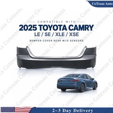 Bumper Cover Wo Sensors Rear For Toyota Camry Lesexlexse 2025