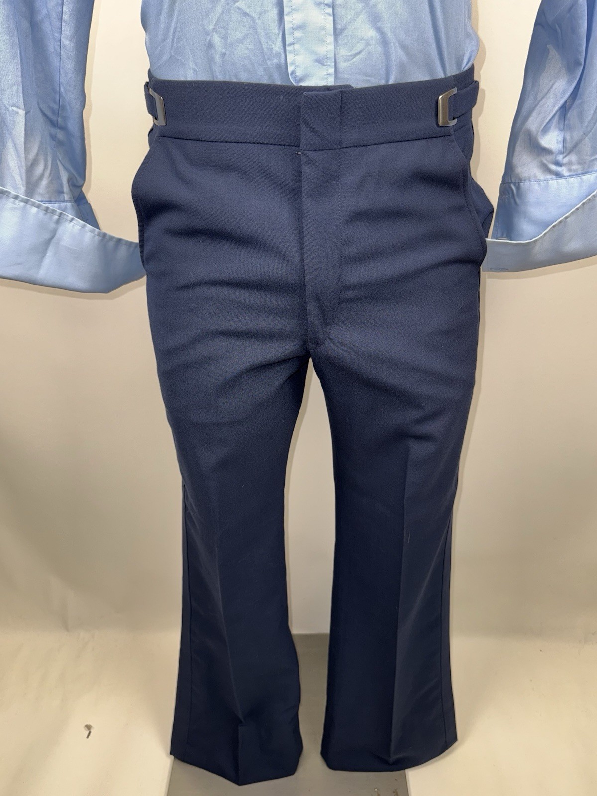 After Six Tuxedo Suit Mens 37 L Jacket 30 32 Pants Bell Bottom Vtg 70s Wedding image 7