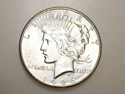 1926-P $1 PEACE SILVER DOLLAR CH/GEM BU