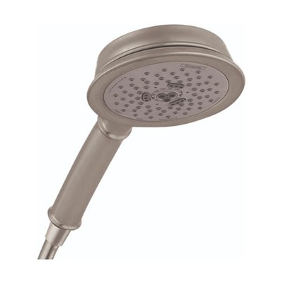 Hansgrohe 04072820 Croma 100 Classic Handshower 3-Jet 2.5 GPM Brushed Nickel