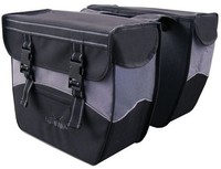 Doppelpacktasche Greenlands 34 Liter 35 X 31 X 16 Cm (2X) - Schwarz / Weiß