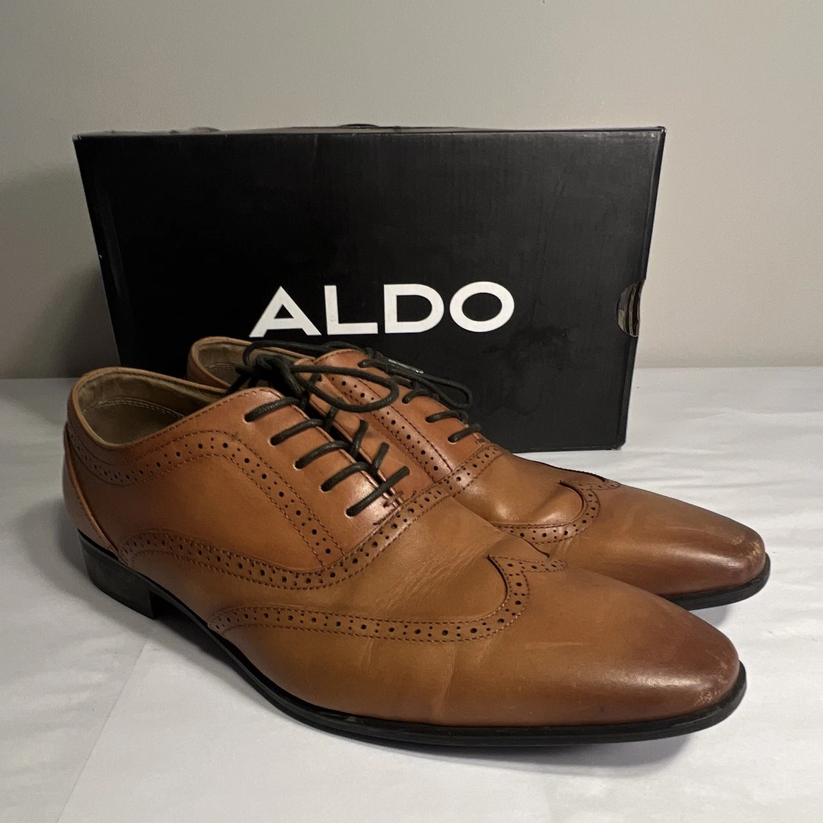 Aldo Brown Wingtip Dress Shoes for Men for sale | eBay display picture 1