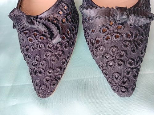 15) Unützer Damen Ballerina schwarze Spitze 38 1/2 - Bild 6 von 6