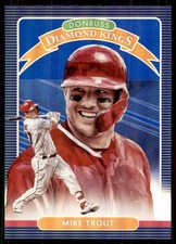2020 Donruss Holo Blue Mike Trout Dk #9