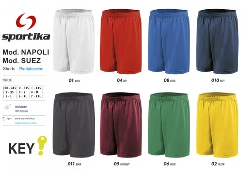 SPORTIKA "NO LOGO" Complete Football Volleyball Shorts LEGEA MACRON GIVOVA ZEUS