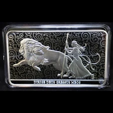 2025 Una And The Lion Silver 10 oz Bar .9999 (In Capsule)