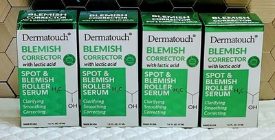 4x Dermatouch Blemish Corrector Spot Blemish Roller Serum Clarifying Soothing 1.