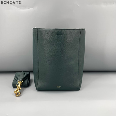 CELINE Small Green Bucket Bag For Women