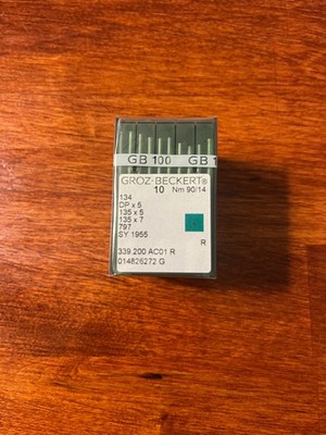 (10)-Groz-Beckert Needles*134*DPx5*135x5*135x7*797*SY 1955* Size: 90/14