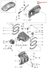 Porsche Cayman 981 Motoransaugkrümmer 9A111011504 NEUE EURLICHE