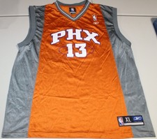 NBA  Basketball Vintage Phoenix Suns Steve Nash #13 Jersey XL Reebok Orange Gray