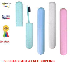 Travel Toothbrush Case Portable Plastic Toothbrush Holder Protector Cover for