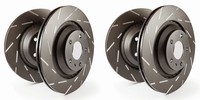 EBC Bremsscheiben Black Dash Vorne+Hinten FüR Seat Cordoba Ibiza Golf Jetta Polo