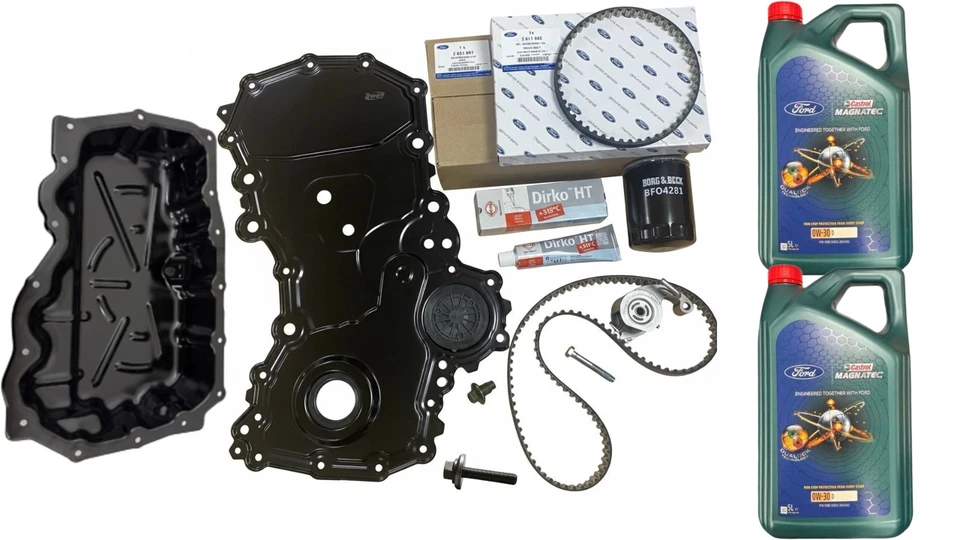 NEW FORD TIMING WET BELT KIT TRANSIT MK8 CUSTOM 2.0 ECOBLUE FWD inc Castrol Oil - Image 1 of 1