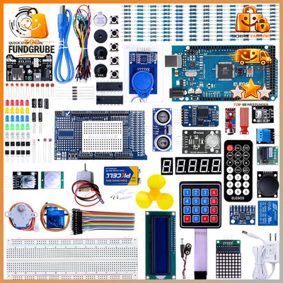 Mikrocontroller Starter Kit MEGA-R3 mit deutschem Tutorial für Arduino Anfänger