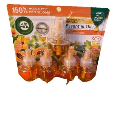 Air Wick Scented Oil Refill Hawaii Exotic Papaya & Hibiscus Flower - 5pk