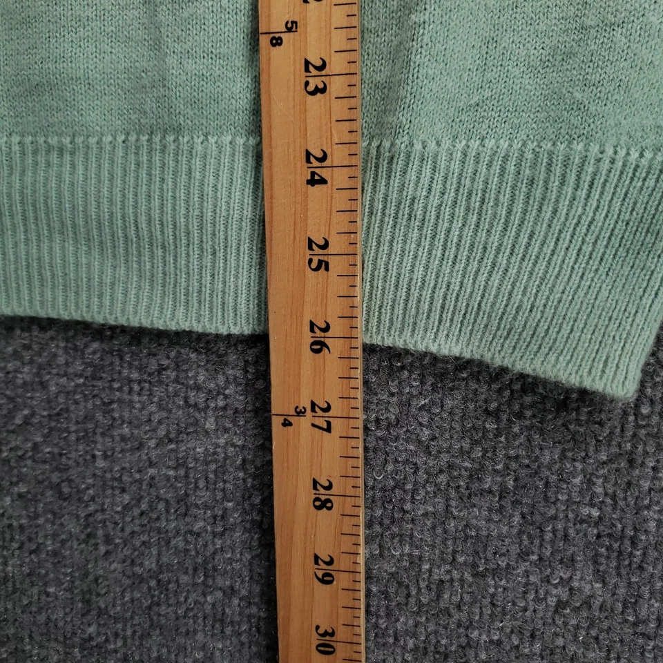 Lyle & Scott Vest Mens L Large Green Pine Valley Orlon Acrylic V Neck Golf USA - Image 4 of 4