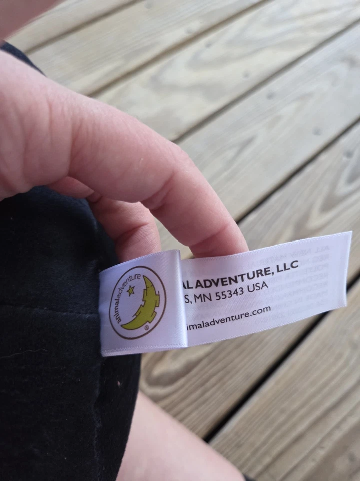 Animal Adventure Skeleton Plush Panda Bear - Halloween 9in - Image 3 of 4