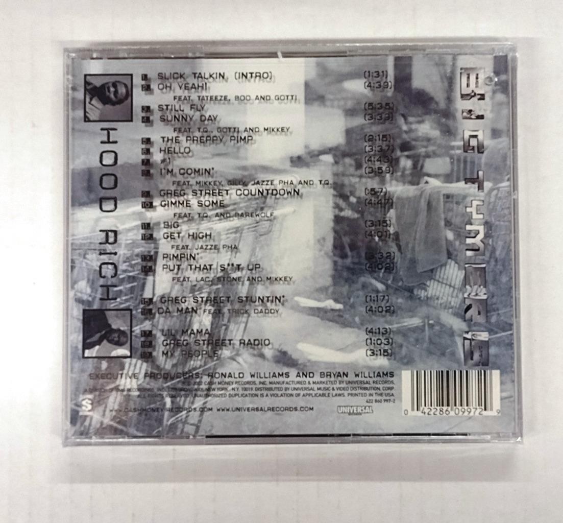 Hood Rich [PA] by Big Tymers (CD, Apr-2002, Cash Money) for sale