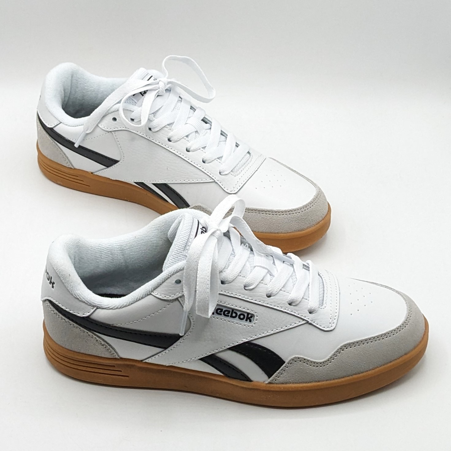 Reebok "Club C" Women's Leather with Gum Sole Athletic Tennis Shoes (White) NEW thumbnail 2