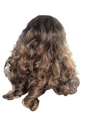 Blonde Curly Virgin Human Hair Vegan Organic Cut Day After Buy Real Highlights