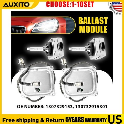 For Cadillac DTS 2007 2007 08 - 11 HID Xenon Headlight Ballast & Bulb 2Pc 2-20X
