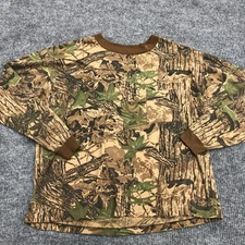Vintage Realtree Camo Shirt Men's XL Long Sleeve Pocket  **No Size Tag**