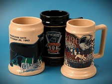 Carolina Panthers Franchise and Team Firsts Commemorative Mugs Set of Three
