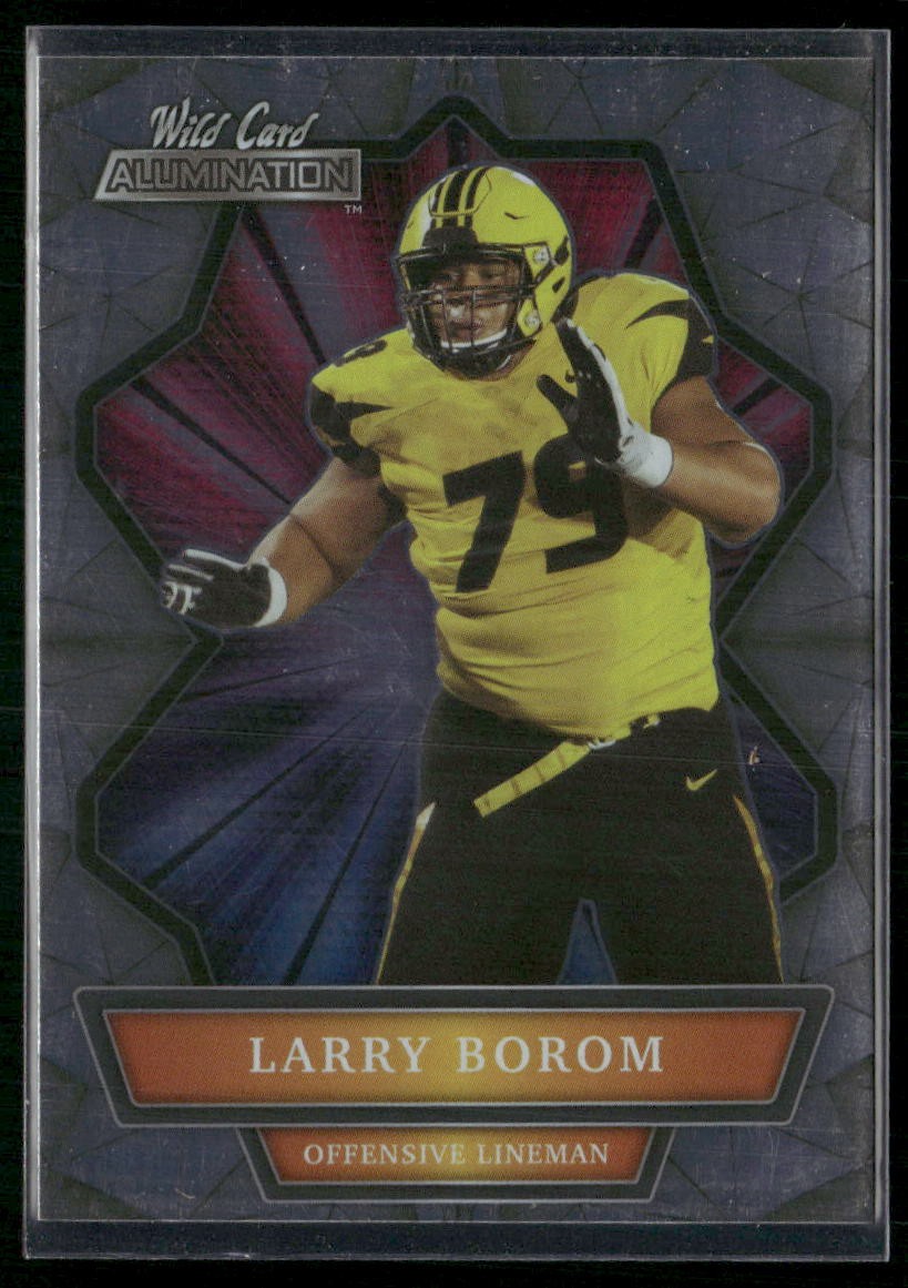 2021 Wild Card Alumination #ABC-34 Larry Borom