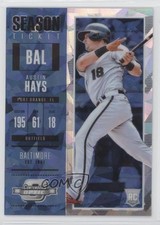 2018 Panini Chronicles Contenders Optic Blue Ice Prizm /149 Austin Hays #2 nd3
