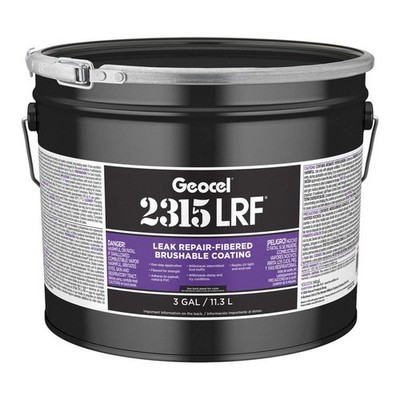 GEOCEL  Fibered Brushable Coating, Clear 892KW7