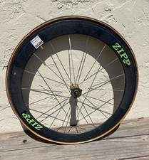 Zipp 440 700C Carbon Tubular Front Wheel Aero Rim Brake Presta Black/Green