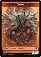 Magic - Goblin // Zombie Doubled-Sided Token Normal - Foundations 18 // 15 - NM