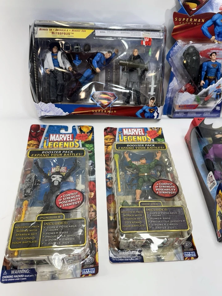 HEAT VISION Superman Returns Figuras de Acción Juguetes DC Comics y Marvel Juguete PAQUETE Foto 3 de 4