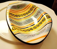 Coupelle Forme Libre Vallauris en céramique de Gabriel Fourmaintraux Circa 1950s