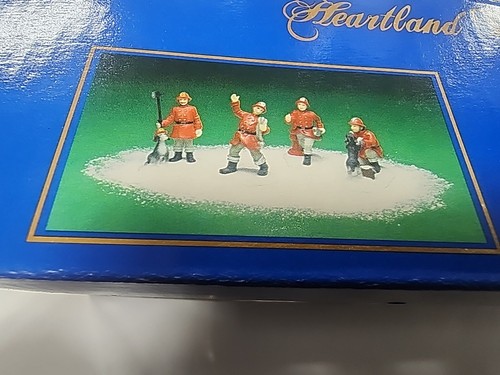 Heartland Valley Village Hand Painted Firemen Figures Christmas Accessories - Picture 5 of 9