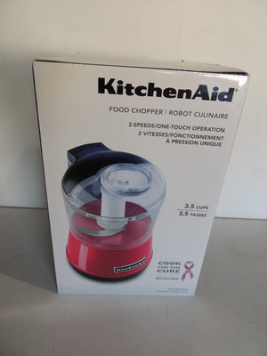 VINTAGE NIB KITCHEN AID ''COOK FOR THE CURE'' FOOD PROCESSOR 3.5 KFC 3511 TCB