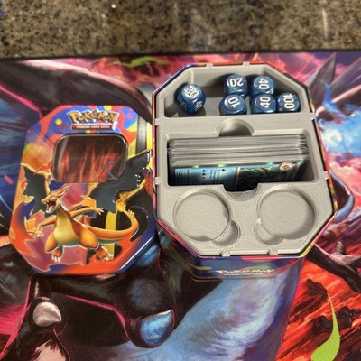Mega Charizard X ex Tin 3D Printed Insert (Tin Included!)