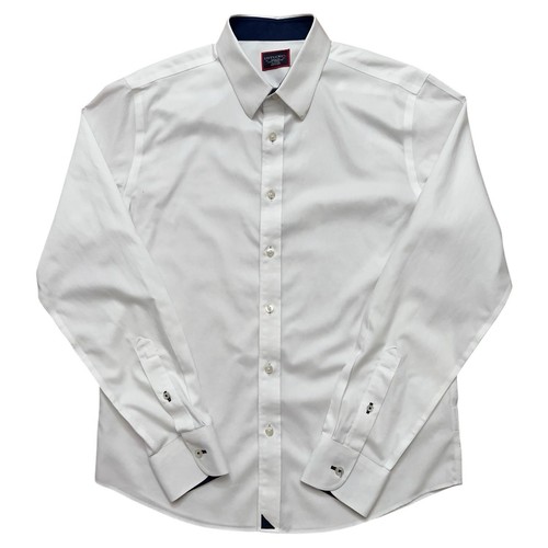 UNTUCKit Shirt Mens Size M Las Cases Long Sleeve Dress Slim Fit White