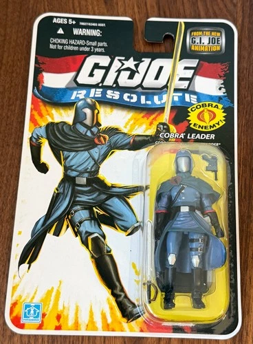 GI Joe Resolute Cobra Leader Cobra Commander Action Figure New Hasbro