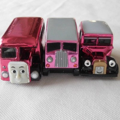 Tomy Capsule Plarail Bertie Caroline Sodor Mail Van Train Set Gebraucht Spiel...