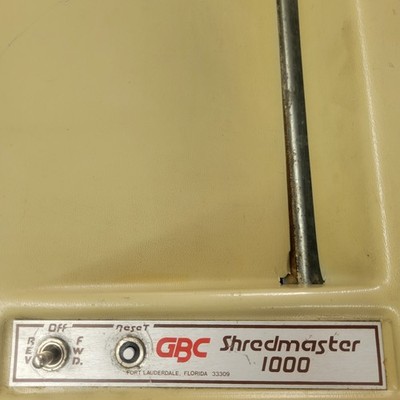 GBC Shredmaster 1000 Straight-Cut Paper Shredder, Straight Cut Shredding