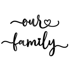 Our Family Home Sign Wall Decor Unique Family Wall Art Rustic Wall Hanging De...