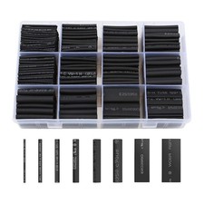 650pcs Heat Shrink Tubing Black innhom Tube black,