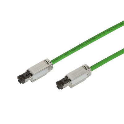 1m SIEMENS 6XV1871-5BH10 Industrial Ethernet Cable IE FC RJ45, grün, SIMATIC NET